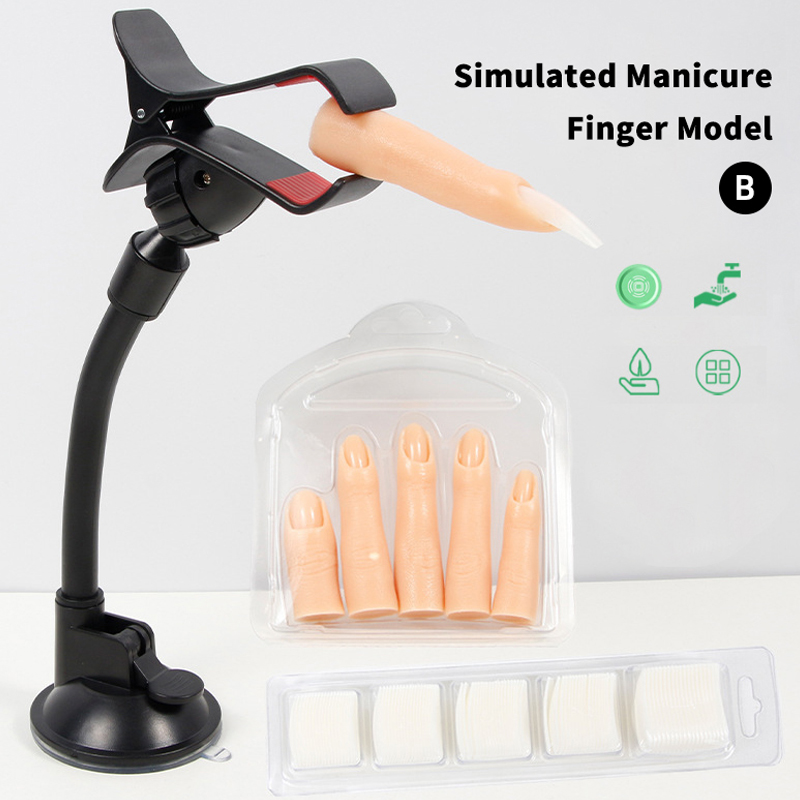 Simulated Manicure Finger Model